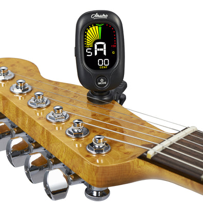 AMUMU ACT-350 Clip On Chromatic All Instrument Tuner Guitar, Bass, Violin, Ukulele